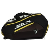 Siux Stupa Electra Preto Amarelo Padel Saco Raquete  Oferta + Barato