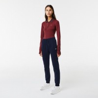 Pantalon Lacoste bleu marine pour femmes  Offre - Pas cher