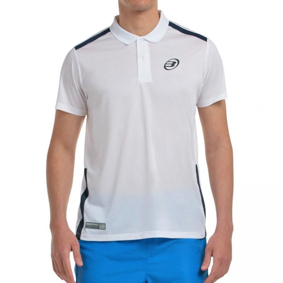 Bullpadel Balto White Polo Shirt  Offer + Cheap