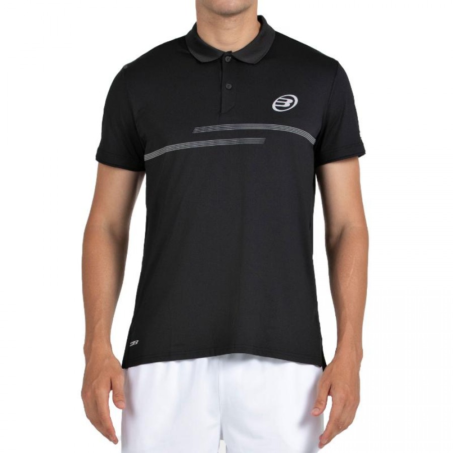 Bullpadel Menkar Black Polo Shirt