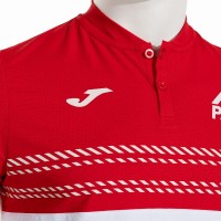 Polo de Padel Joma A1 Blanc Rouge  Offre - Pas cher
