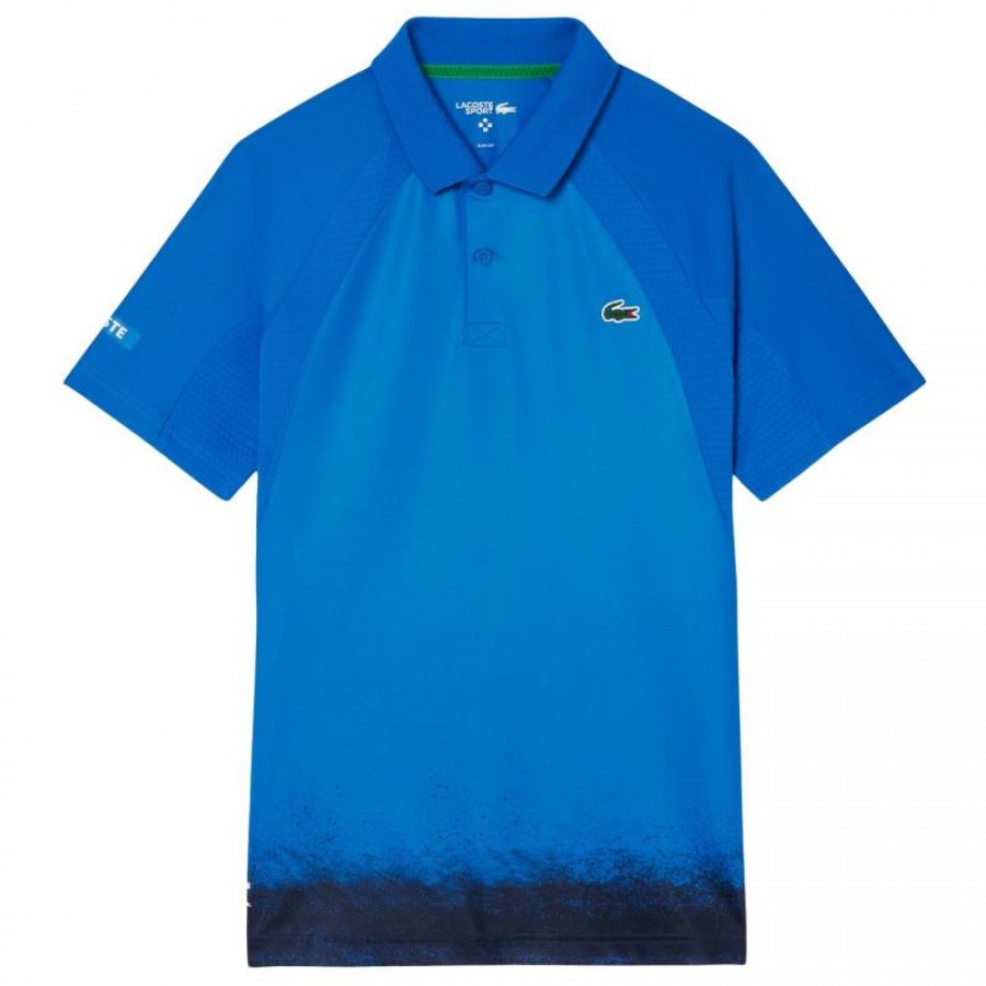 Polo Lacoste Daniil Medvedev Ultra Dry Azul  Offer + Cheap