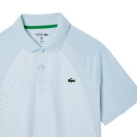 Polo Lacoste Daniil Medvedev Ultra Dry Azul Claro Verde  Oferta + Barato