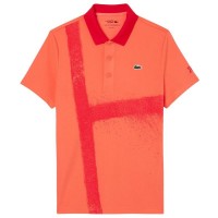 Polo Lacoste Novak Djokovic Ultra Dry Naranja Rojo  Oferta + Barato