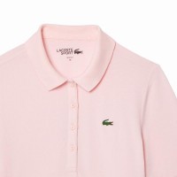 Polo Lacoste Pique Rosa Mujer  Oferta + Barato