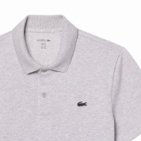 Polo Lacoste Regular Fit Algodon Gris Vigore  Offre - Pas cher