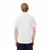 Polo Lacoste Sport Blanco Verde  Oferta + Barato