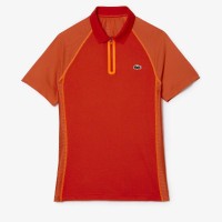 Polo Lacoste Ultra Dry Rojo Naranja  Oferta + Barato