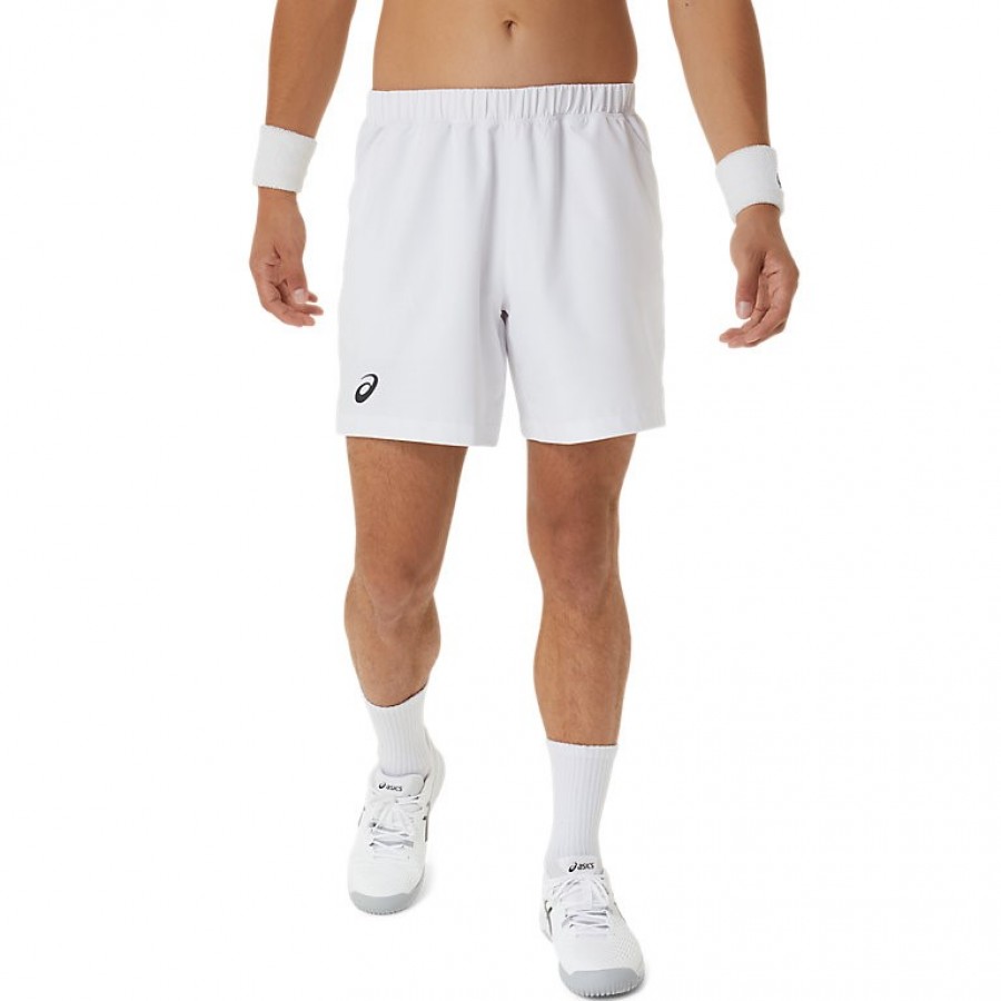 Short Asics Court 7 Blanco   Oferta + Barato