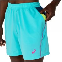 Short Asics Padel Court 7IN Azul Aqua  Offer + Cheap