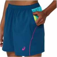 Short Asics Padel Court 7IN Azul Mako  Oferta + Barato