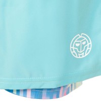 Short Bidi Badu Good Melbourne Imprime 2En1 Aqua Mix   Offre - Pas cher