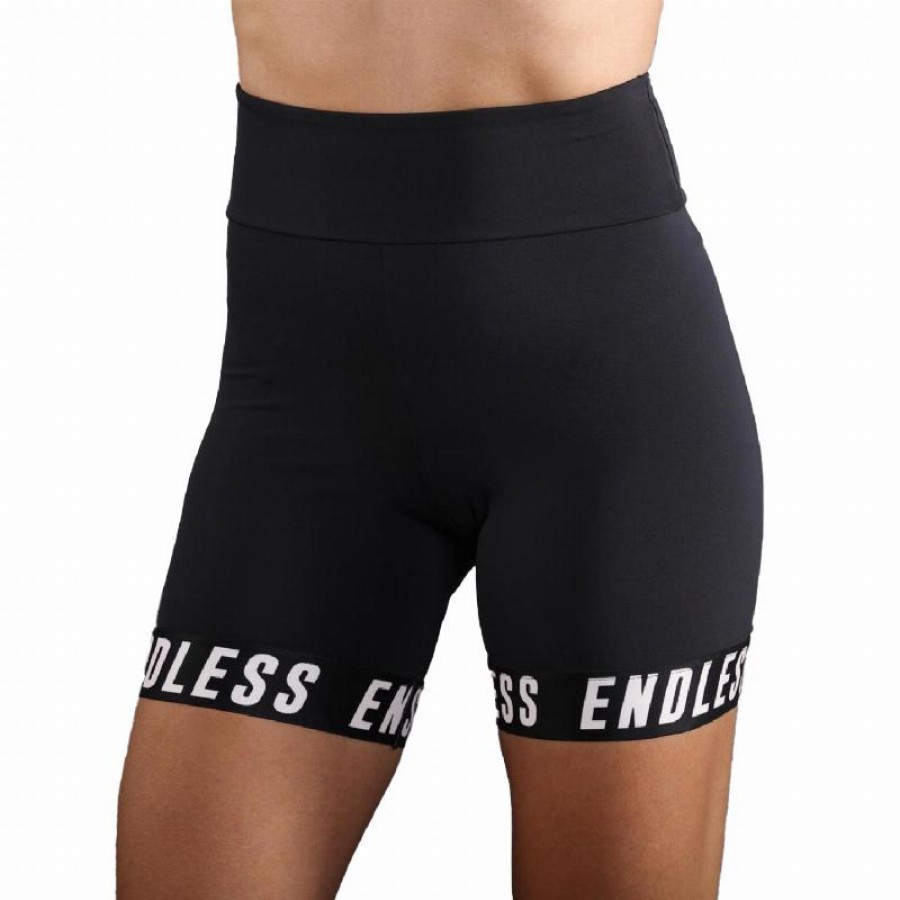 Short Endless Chill Negro Blanco Mujer  Oferta + Barato
