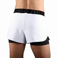 Short Endless Tech Iconic Blanco Mujer  Oferta + Barato