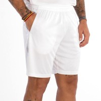 Enebe Strauss White Shorts  Offer + Cheap