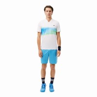 Calções Lacoste Daniil Medvedev Azul Branco  Oferta + Barato