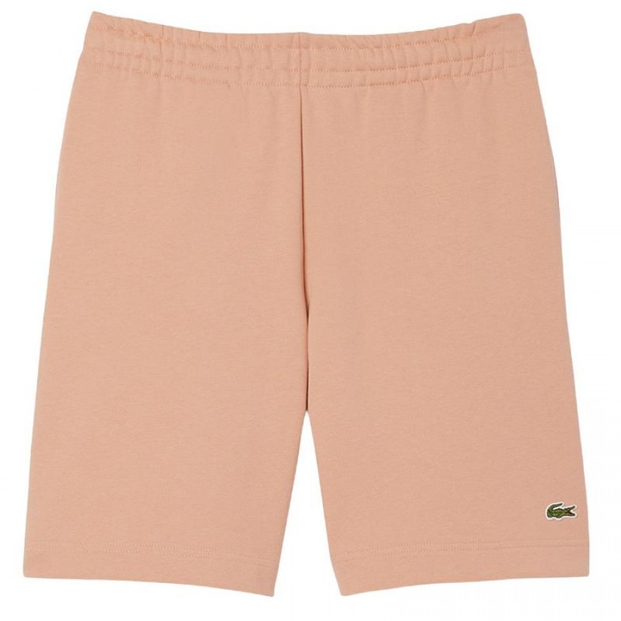 Short Lacoste Regular Fit Beige Coral  Oferta + Barato