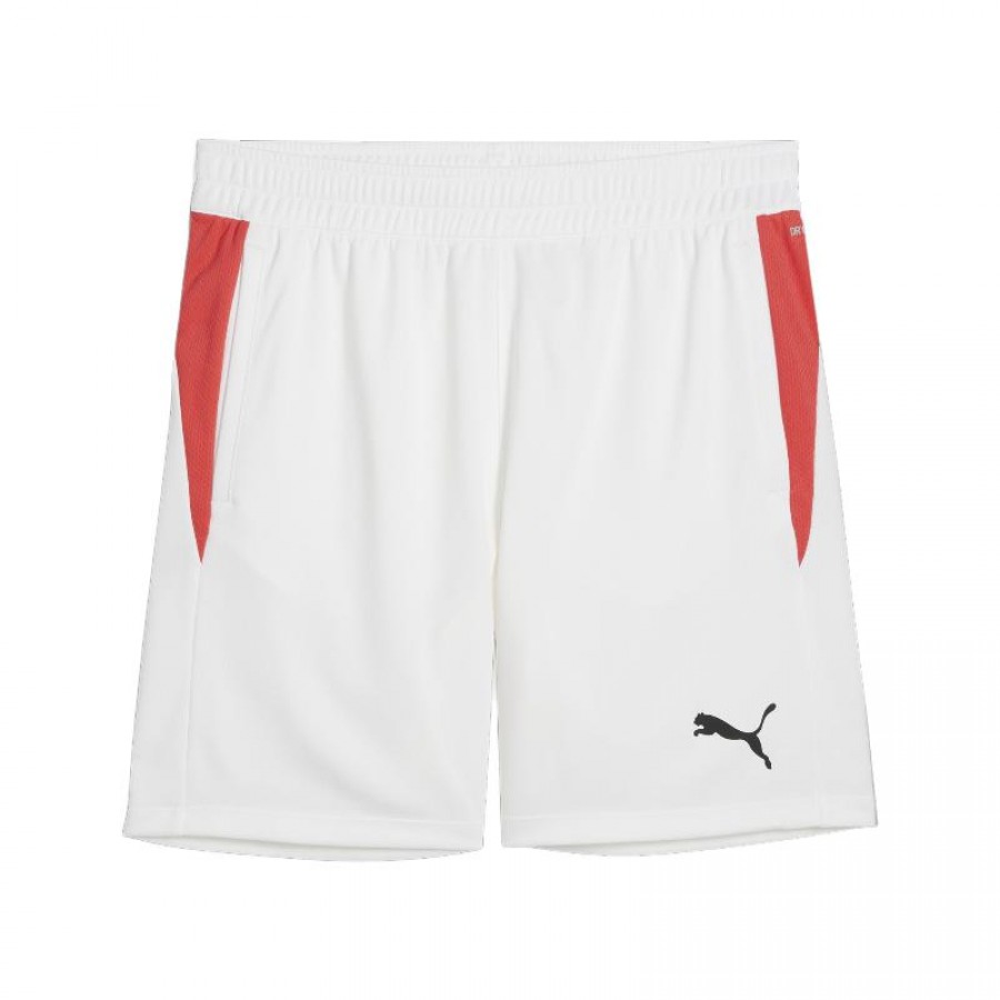 Short Puma Blanco Rojo  Oferta + Barato