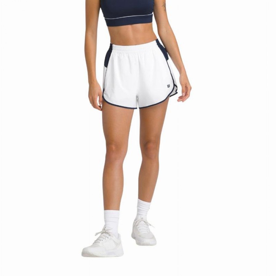 Short Wilson Divisão Blanco Brillante Mujer  Oferta + Barato