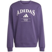Adidas Heritage Graphic Purple Sweatshirt  Offer + Cheap