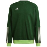 Adidas Tiro 23 Crew Felpa Verde Scuro  Offerta + Economico