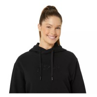 Asics Logo Black Women's Sweatshirt  Offer + Cheap