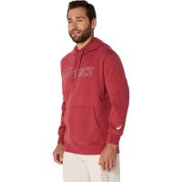 Moletom Asics Logo Red Birch  Oferta + Barato