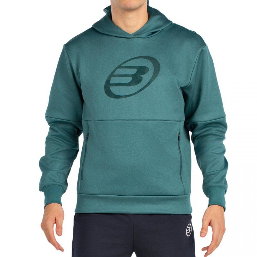 Moletom Bullpadel Boyal Verde Escuro Vigore  Oferta + Barato