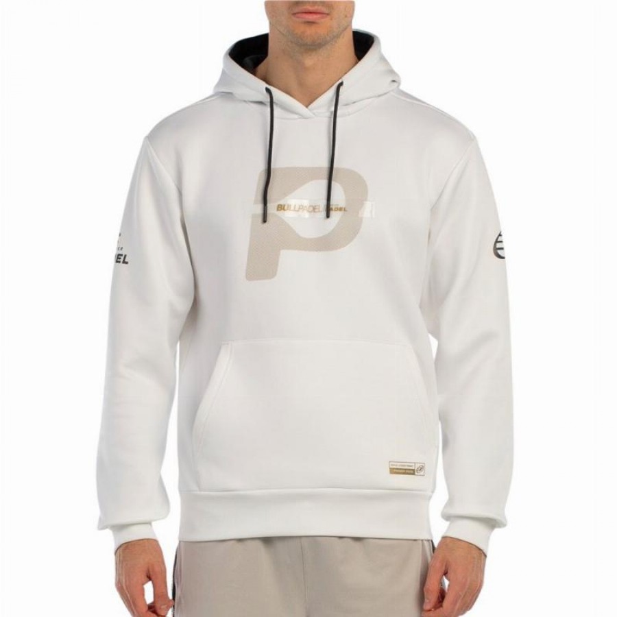 Sweat-shirt Bullpadel Premier Padel Brota Blanc  Offre - Pas cher