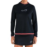Sudadera Respiracão Sem Fim II Coral Negro  Oferta + Barato