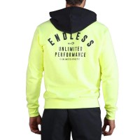 Sweat-shirt Endless Rush Jaune Fluo  Offre - Pas cher
