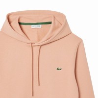 Sudadera Lacoste Algodon Beige Corail  Offre - Pas cher