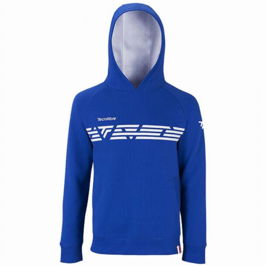 Tecnifibre Fleece Royal Blue Sweatshirt  Offer + Cheap