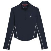 Moletom Feminino Wilson Brentwood Azul Marinho  Oferta + Barato