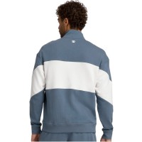 Wilson Parkside Half Zip Sweatshirt Teal Gray  Offer + Cheap