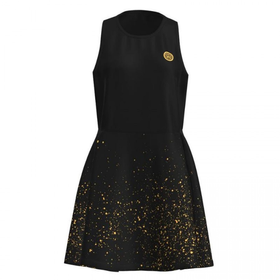 Bidi Badu Paris Robe 2 en 1 Noir Or  Offre - Pas cher