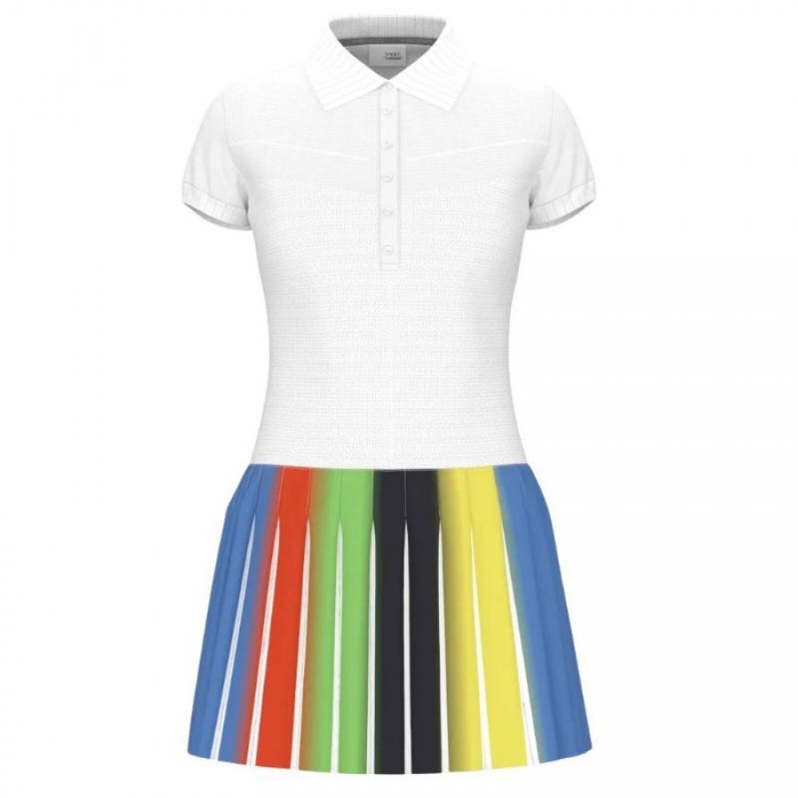 Head Vogue White Mix Dress  Offer + Cheap