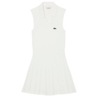Robe de tennis Lacoste blanche  Offre - Pas cher