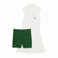 Robe de tennis Lacoste blanche  Offre - Pas cher
