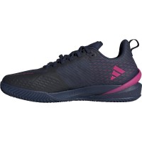 Adidas Adizero Cybersonic Terre Battue Bleu Fonce Rose Sneakers  Offre - Pas cher