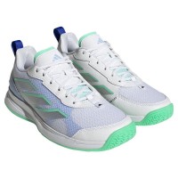 Baskets Femme Adidas AvaFlash Blanc Menthe Argente  Offre - Pas cher