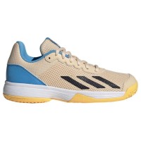 Adidas Courtflash Shoes Orange Black Blue Junior  Offer + Cheap