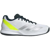 Scarpe da ginnastica Adidas Courtflash Speed 2 Bianco Argento Limone  Offerta + Economico