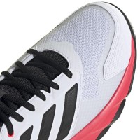 Tênis Adidas CourtJam Control 3 Branco Preto Vermelho  Oferta + Barato