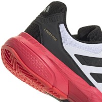 Tênis Adidas CourtJam Control 3 Branco Preto Vermelho  Oferta + Barato