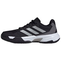 Chaussures Femme Adidas CourtJam Control 3 Noir Argent Gris  Offre - Pas cher