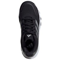 Chaussures Femme Adidas CourtJam Control 3 Noir Argent Gris  Offre - Pas cher