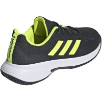 Baskets adidas GameCourt 2 Carbon Lucid Lemon  Offre - Pas cher