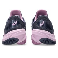 Baskets Femme Asics Court FF 3 TERRE BATTUE Bleu Indigo Blanc  Offre - Pas cher