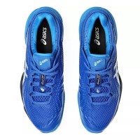 Zapatillas Asics Court FF 3 Novak Clay Azul Negro Plata  Oferta + Barato